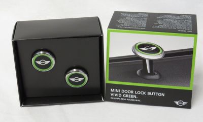 Набор из двух дверных кнопок MINI Door Lock Button Vivid Green
