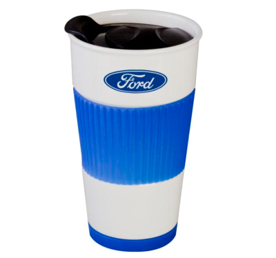 Кружка с крышкой Ford Travel Mug, Blue/White
