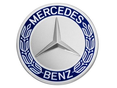 Колпачок ступицы колеса Mercedes, синий, дизайн Roadster, Hub caps, roadster design, blue