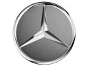 Колпачок ступицы колеса Mercedes цвета Серые Гималаи с хромированным логотипом, Hub caps, himalayas grey with chrome star