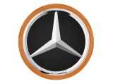 Колпачок ступицы колеса Mercedes Hub Caps, дизайн AMG, оранжевый, артикул A00040009002232