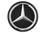 Колпачок ступицы колеса Mercedes Hub Caps, дизайн AMG, черный матовый, артикул A00040009009283