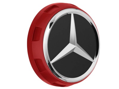 Колпачок ступицы колеса Mercedes Hub Caps, дизайн AMG, красный