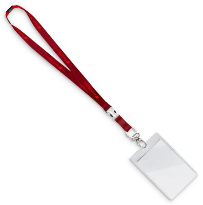 Шнурок с карабином для ключей или бейджа Audi Sport Lanyard, Red