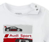 Детская футболка с длинным рукавом Audi Sport Longsleeve, Babys, white, артикул 3201900701