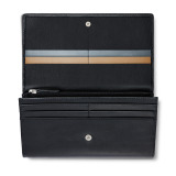 Женский кожаный кошелек Audi Wallet Leather, Womens, Black, артикул 3151901100