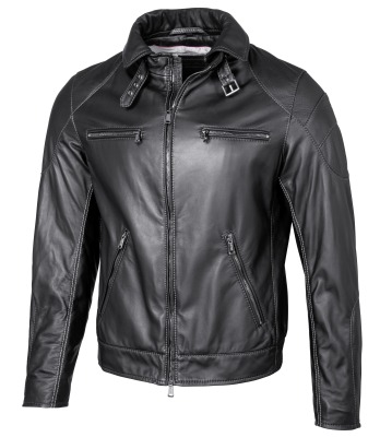 Мужская кожаная куртка Mercedes-AMG Men's Leather Jacket, Heinz Bauer