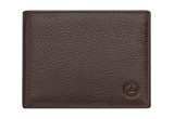 Кожаный кошелек Mercedes-Benz Leather Wallet, Classic, RFID protection, Brown, артикул B66042014