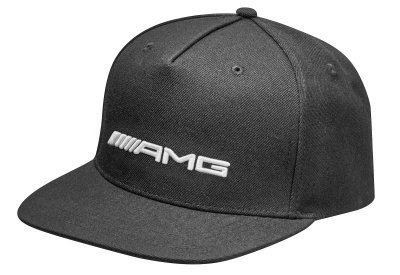Мужская бейсболка Mercedes-AMG Flat Brim Cap, Black