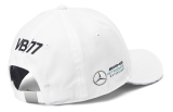 Бейсболка Mercedes F1 Cap Valtteri Bottas, White, Edition 2019, White, артикул B67996278