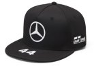 Бейсболка Mercedes F1 Cap Lewis Hamilton, Flat Brim, Black, Edition 2019