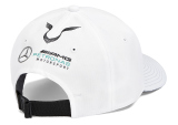 Бейсболка Mercedes F1 Cap Lewis Hamilton, Edition 2019, White, артикул B67996219