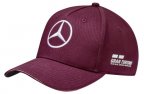 Бейсболка Mercedes F1 Cap Lewis Hamilton, Special Edition Singapore, Wine Red