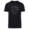 Мужская футболка Porsche Crest T-Shirt, Men's, Essential, Black