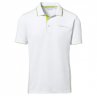 Мужское поло Porsche Men’s Golf Polo Shirt Sport, White/Acid Green