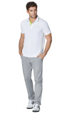 Мужское поло Porsche Men’s Golf Polo Shirt Sport, White/Acid Green, артикул WAP54400S0J