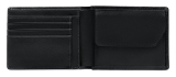 Мужской кожаный кошелек Audi Sport Wallet Leather, Mens, black/red, артикул 3151901200