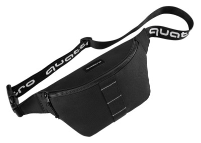 Сумка на пояс Audi quattro Hip Bag, Unisex, black