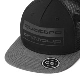 Бейсболка унисекс Audi quattro Cap, black/grey, артикул 3131900600