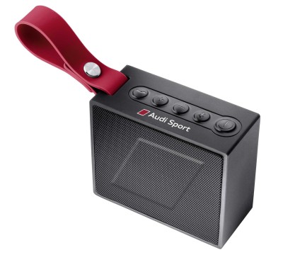 Динамик Audi Sport Bluetooth Speaker, black/red