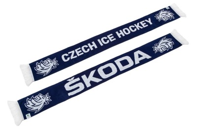 Хоккейный шарф Skoda Knit Scarf Hockey, Blue