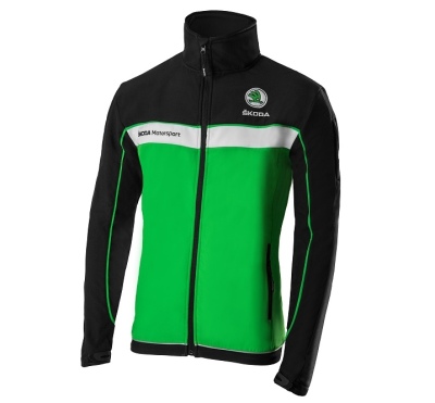 Мужская куртка Skoda Men´s Softshell Jacket, Motorsport, Green/Black