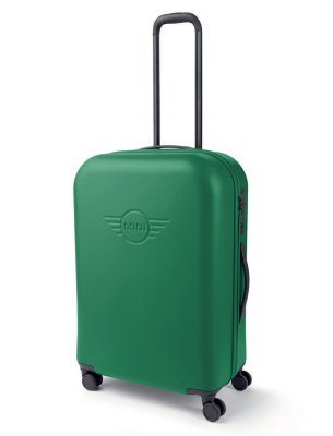 Туристический чемодан MINI Trolley Wing Logo Debossed, British Green