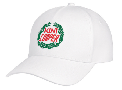 Винтажная бейсболка MINI Cap Vintage Logo, White