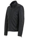 Мужская кожаная куртка Audi Leather Jacket, Mens, Black, артикул 3131800802
