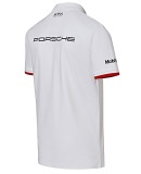 Мужское поло Porsche Men’s Polo Shirt, Motorsport, Hugo Boss, White, артикул WAP43000S0L0MS
