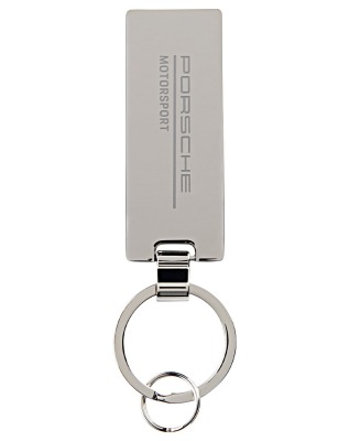 Брелок для ключей Porsche Motorsport Metall Keyring, Silver