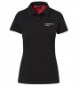 Женское поло Porsche Women’s Polo Shirt, Motorsport, Black