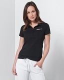 Женское поло Porsche Women’s Polo Shirt, Motorsport, Black, артикул WAP8060XS0LFMS