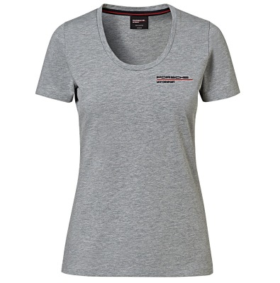 Женская футболка Porsche Women’s T-shirt, Motorsport, Grey