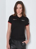 Женское поло Porsche Women’s Polo Shirt, Motorsport, Hugo Boss, Black, артикул WAP4340XS0L0MS