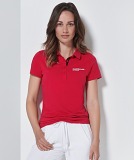 Женское поло Porsche Women’s Polo Shirt, Motorsport, Red, артикул WAP8040XS0LFMS