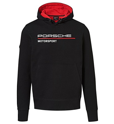 Мужская толстовка Porsche Motorsport Hoodie, Men’s, Black/Red