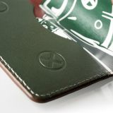 Кожаная визитница Jaguar Dynamic Graphic Leather Business Card Case, артикул JGLG493BNA