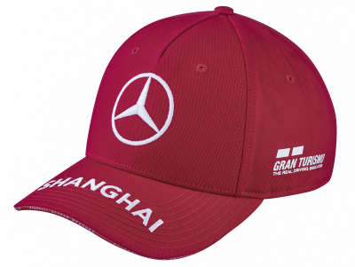 Бейсболка Mercedes F1 Cap Lewis Hamilton, Special Edition China 2019, Red