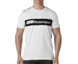 Мужская футболка BMW Motorsport T-Shirt, Colour Block Design, Men, White/Black, артикул 80142461101