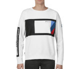 Женский свитер BMW M Motorsport Sweater Blocking Design, Ladies, Black/White, артикул 80142461081