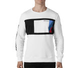 Мужской свитер BMW M Motorsport Sweater Blocking Design, Men, Black/White, артикул 80142461111
