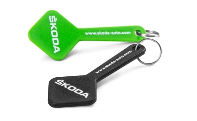 Брелок-ключ для корзин супермаркетов Skoda Chip to shopping cart - set 2 pcs