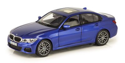 Модель автомобиля BMW 3 Series (mod.G20), Portimao Blue, 1:18 Scale