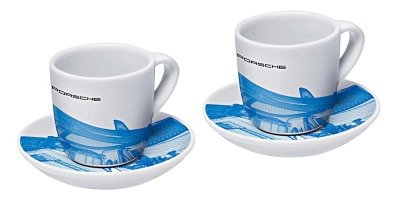 Набор из двух чашек для эспрессо Porsche Taycan, Set of two espresso cups, Limited Edition