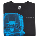 Футболка унисекс Porsche Taycan Collection, Collector's T-Shirt No. 16, Unisex, артикул WAP6080XS0LTYC