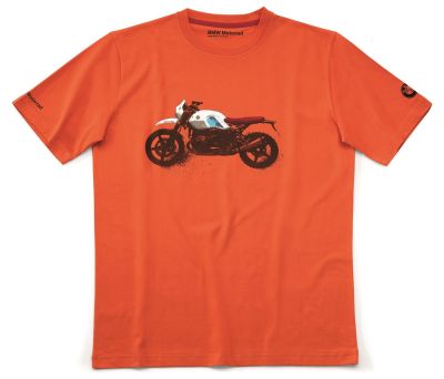 Футболка унисекс BMW Motorrad T-shirt Unisex, R nineT Urban GS, Orange