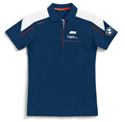 Женская рубашка-поло BMW Motorrad Motorsport Polo-shirt, for Ladies, Blue/White