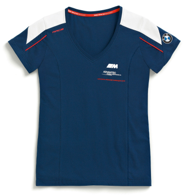 Женская футболка BMW Motorrad Motorsport T-Shirt, Ladies, Blue/White
