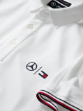 Мужская рубашка-поло Mercedes-Benz Men's Polo Shirt, by Tommy Hilfiger, White, артикул B66958808